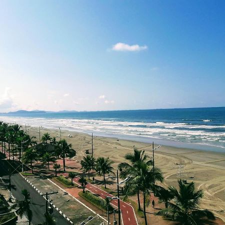 Apartamento De Frente O Mar Praia Grande Solemar Bagian luar foto