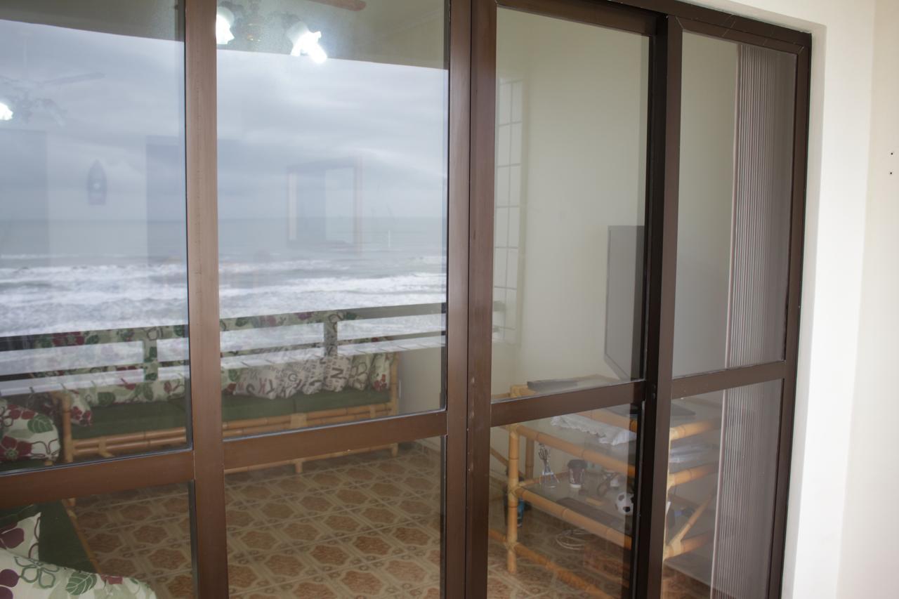 Apartamento De Frente O Mar Praia Grande Solemar Bagian luar foto